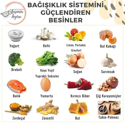 Bağışıklık Sistemini Güçlendiren Besinler